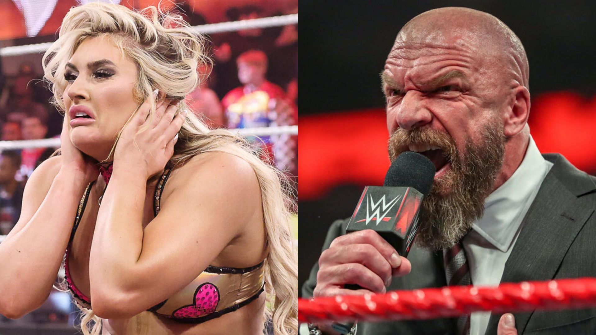 Triple H is seemingly a fan of Tiffany Stratton (Images credit: WWE.com)