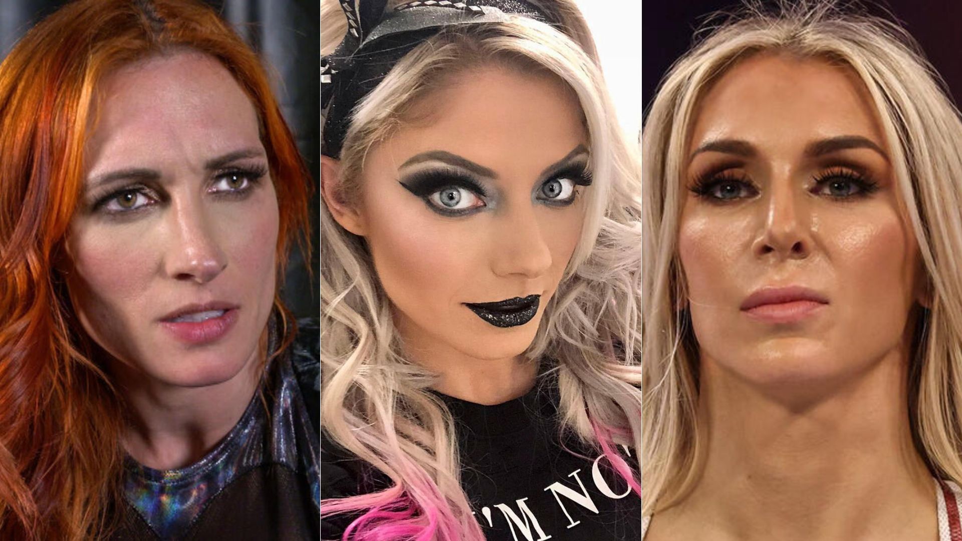 Left to right: Becky Lynch, Alexa Bliss, Charlotte Flair [Image Credits: wwe.com]