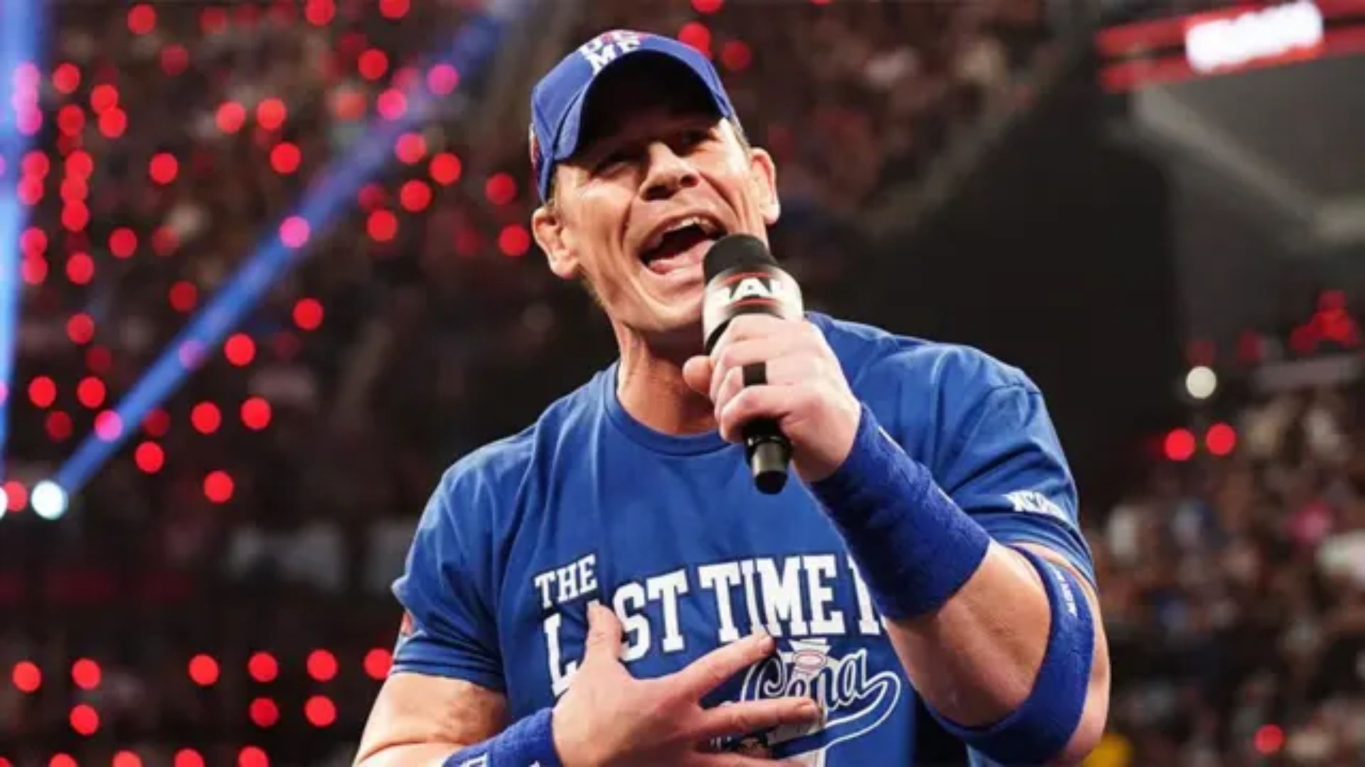 John Cena at the WWE RAW on Netflix premiere [Photo credit: WWE, Getty Images]