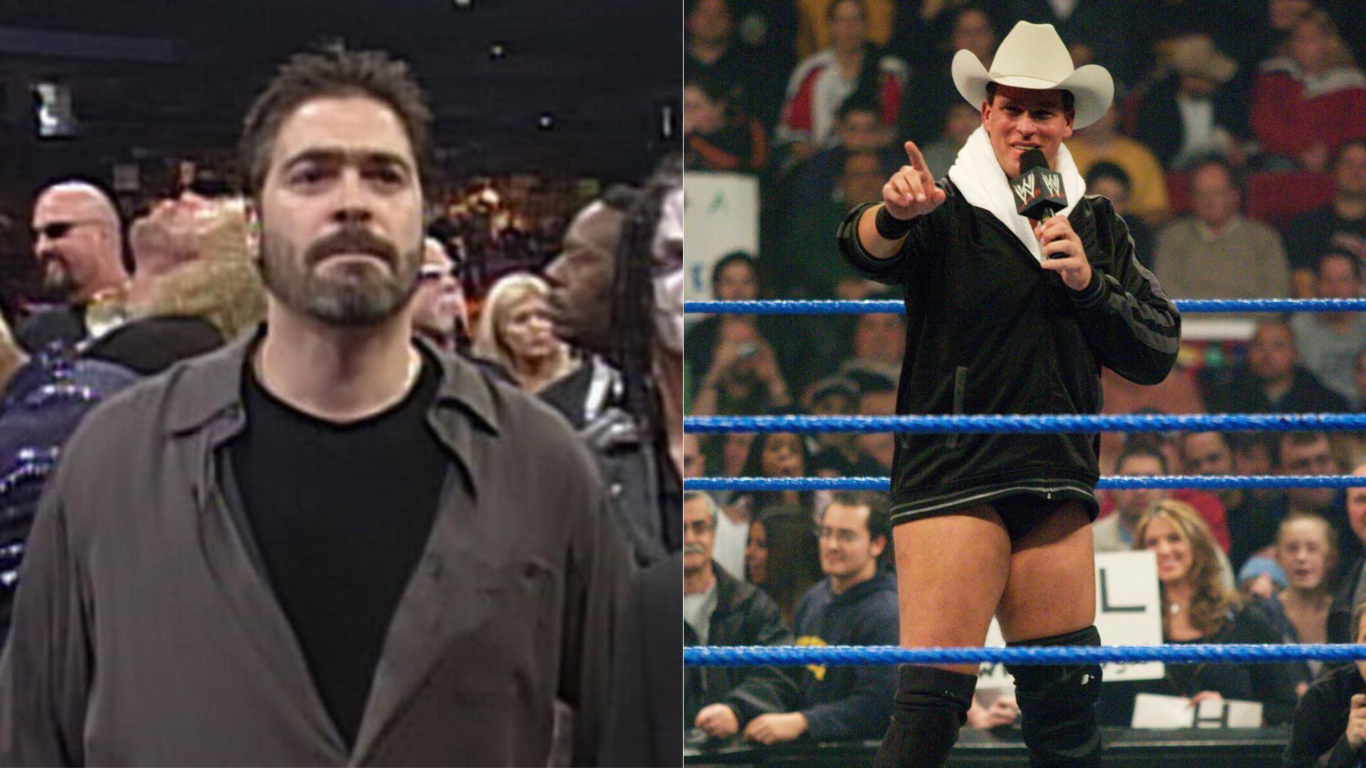 Vince Russo (left); JBL (right) [Image Credits: wwe.com]