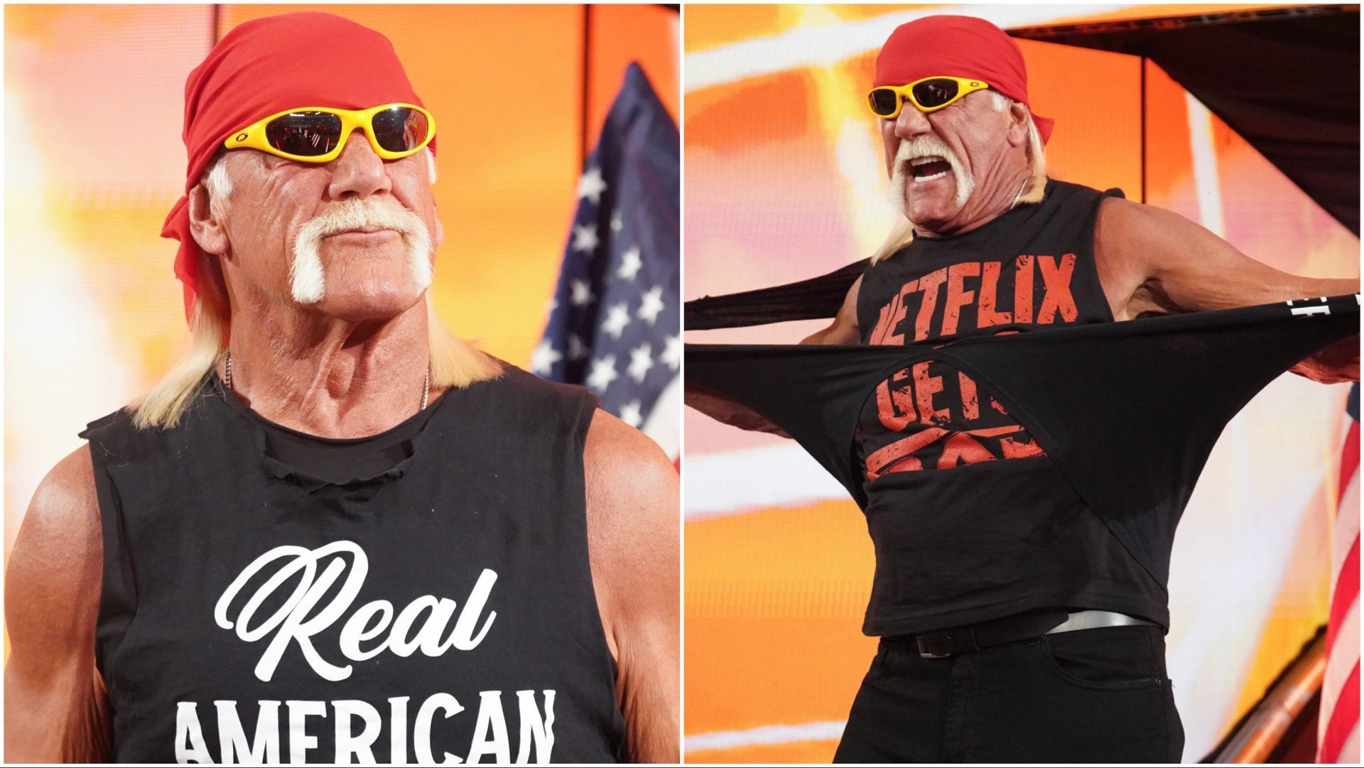 Hulk Hogan and Jimmy Hart on the WWE RAW Netflix premiere