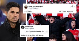 “Stupidest player I’ve ever seen”, “Cost us so much this season” - Arsenal fans slam ‘abysmal’ player for performance in 2-2 Aston Villa draw