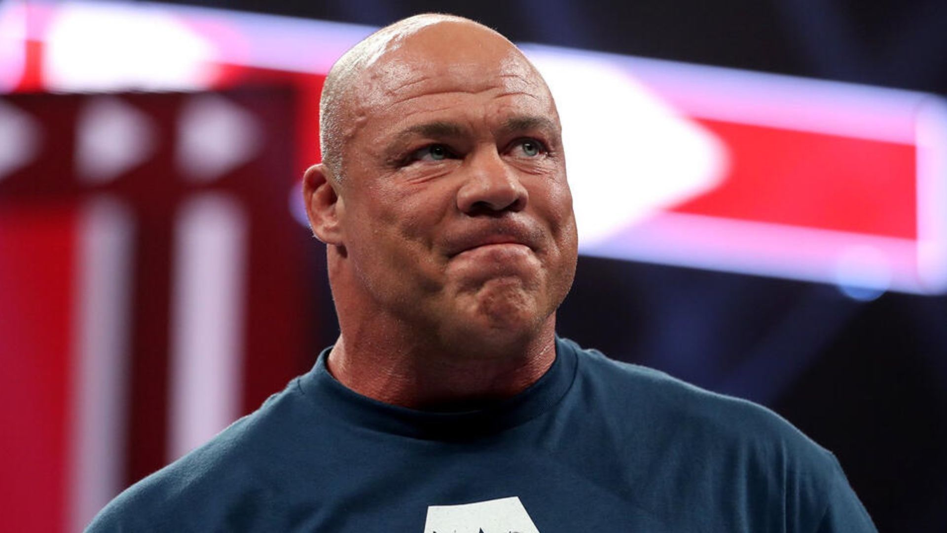 Kurt Angle on RAW! [Image credit: WWE.com]