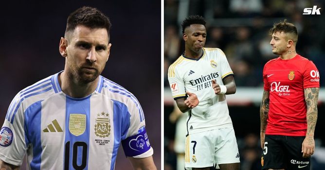 Days after claiming he will knock Vinicius out in boxing match, Pablo Maffeo reacts to Lionel Messi once naming him as ‘toughest defender’ to face