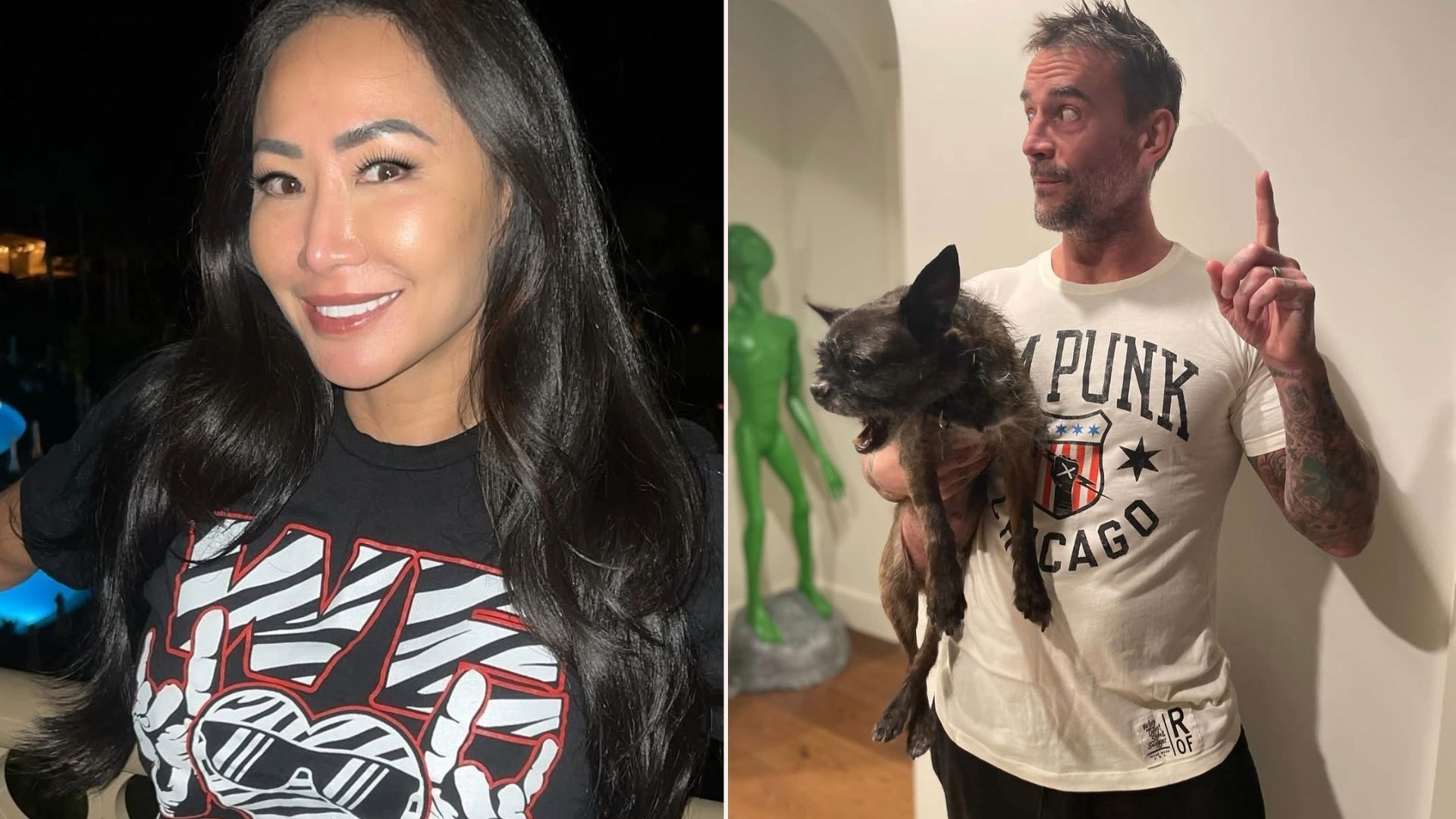 Gail Kim and CM Punk (Pictures Courtesy: Star