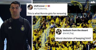 "You won't win the league", "This is what Ronnie gets for renewing" - Fans fume as Al-Nassr hand new contract to Cristiano Ronaldo's teammate