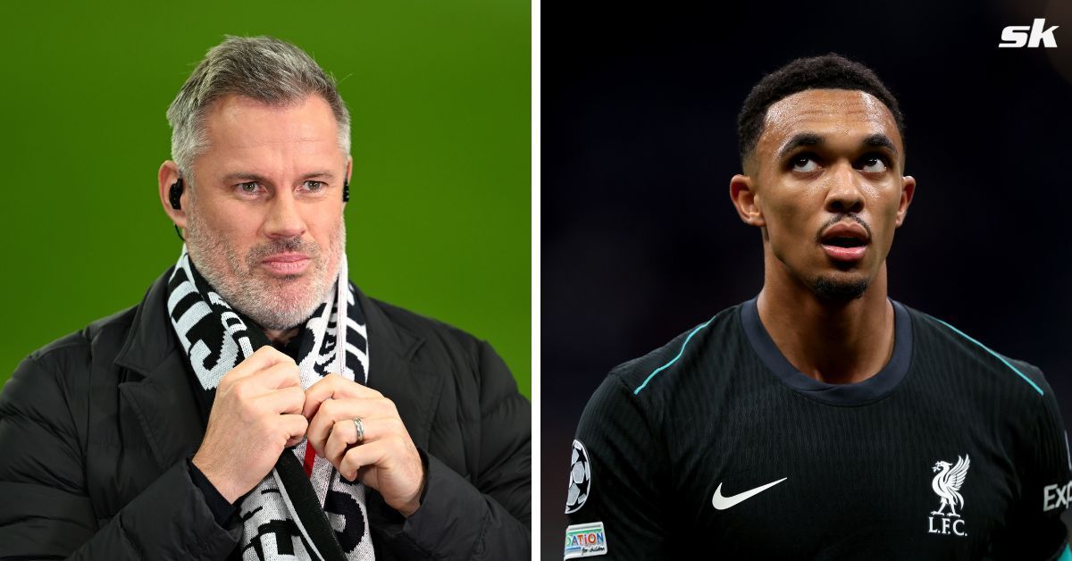 Carragher accuses Alexander-Arnold and his agents after Liverpool receive bid from Real Madrid (Source: Both images from Getty)