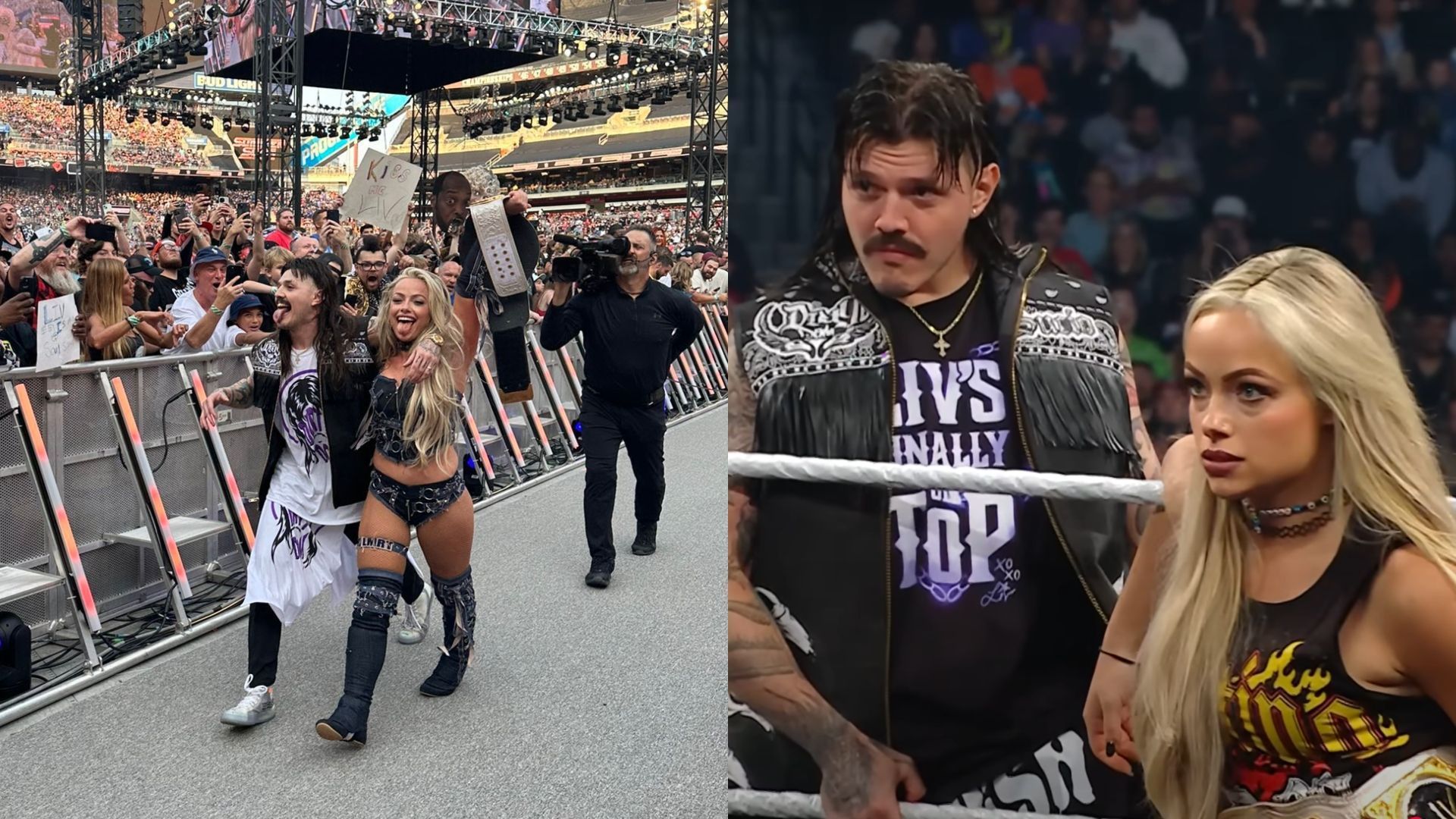 Dominik Mysterio and Liv Morgan of The Judgment Day [Image Credits: Liv Morgan