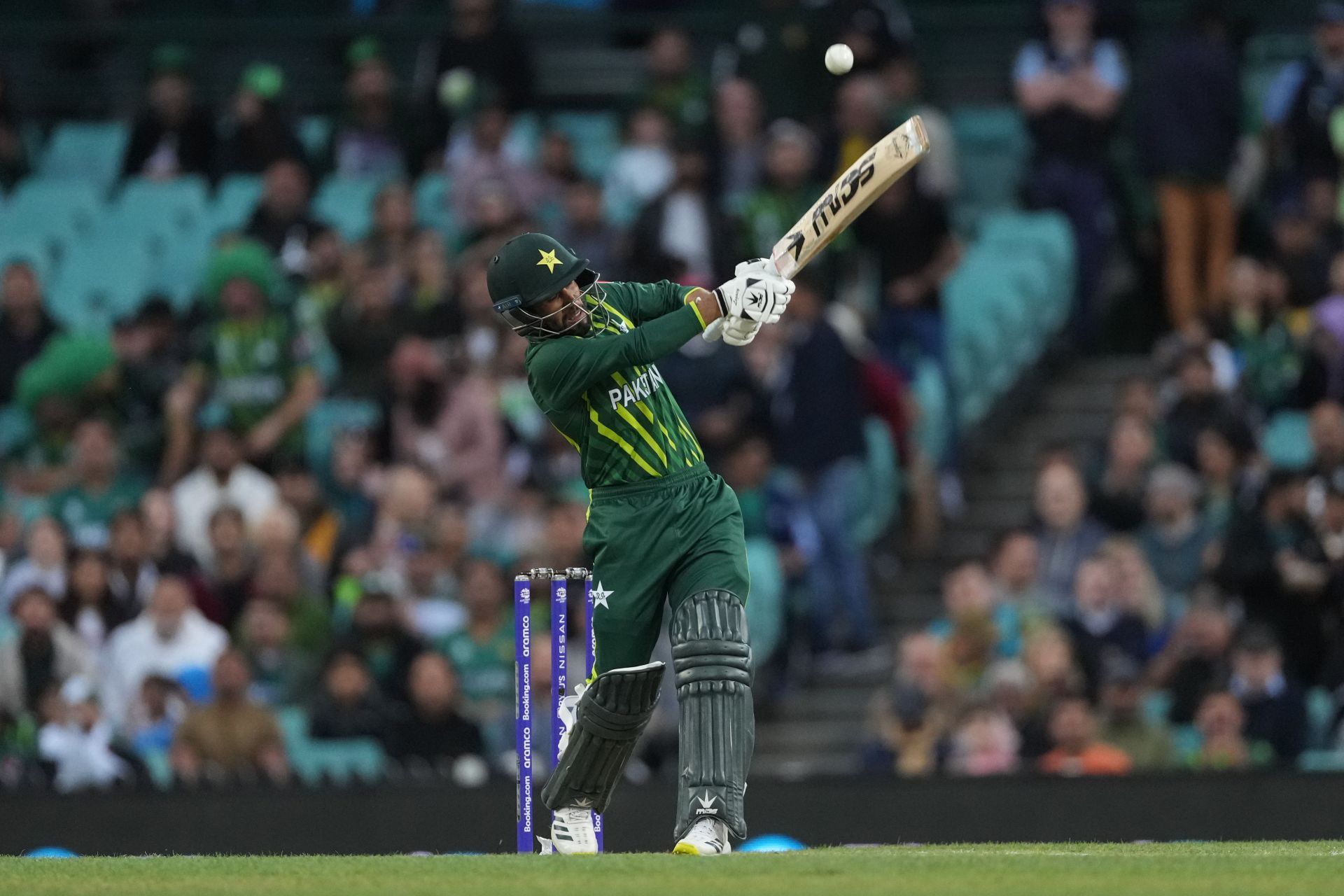 Mohammad Haris in action during the 2022 T20 World Cup. Source: Getty