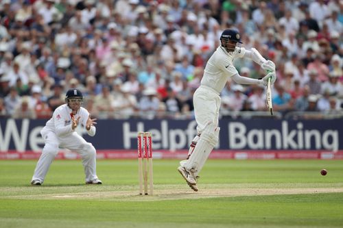 Rahul Dravid of India in action during his heyday.