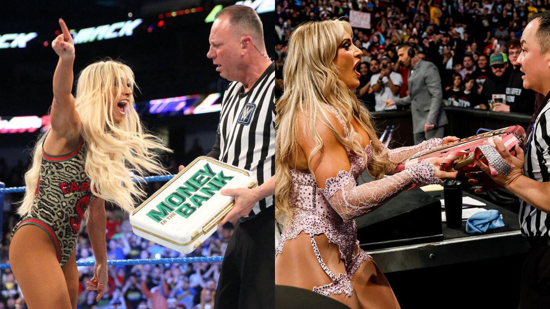 Carmella and Tiffany Stratton cashed in their Money in the Bank contracts on SmackDown (Image Credits: WWE.com)