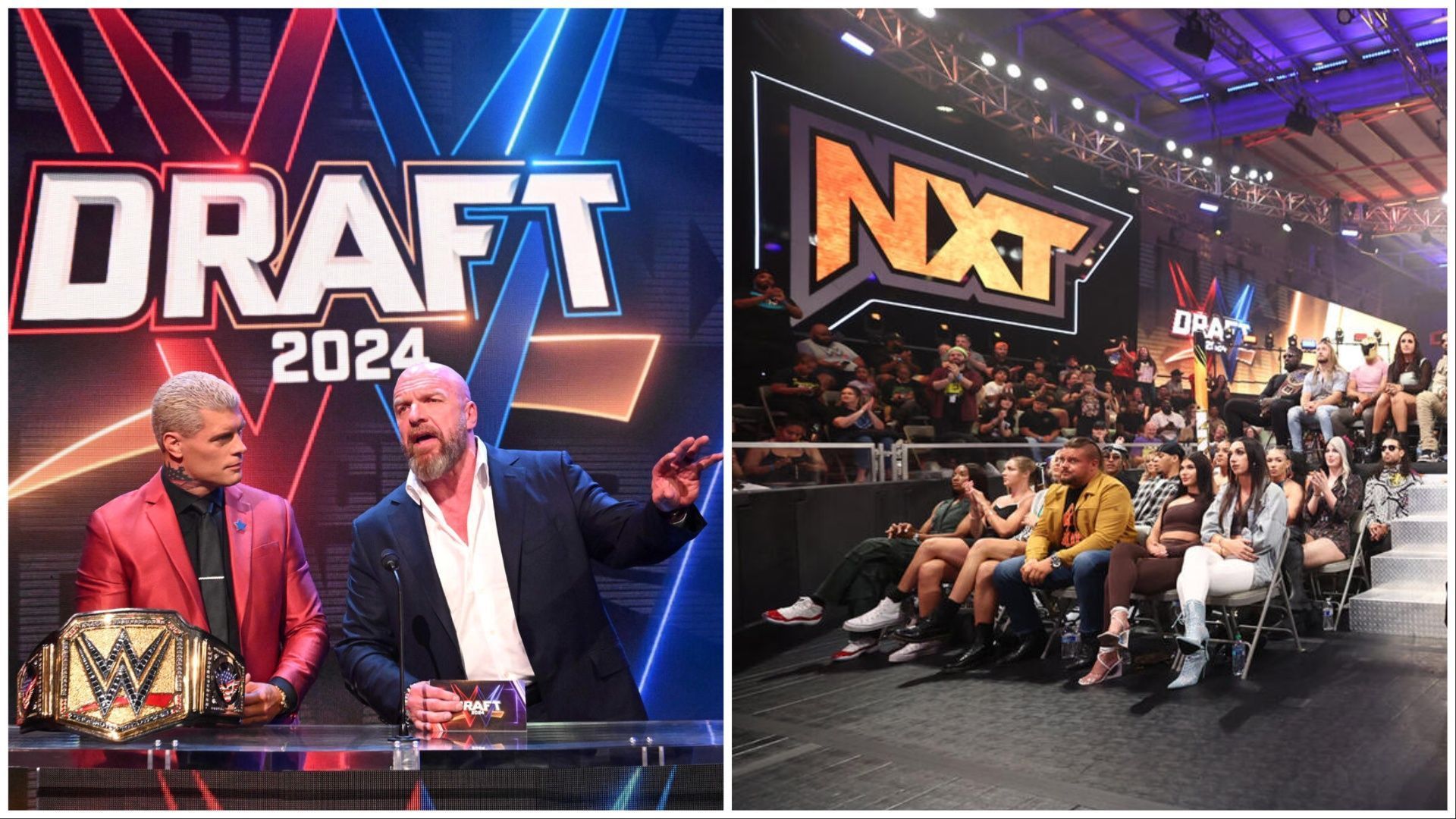 The 2024 WWE Draft was held from April 26 to 29. (Photos: WWE.com)