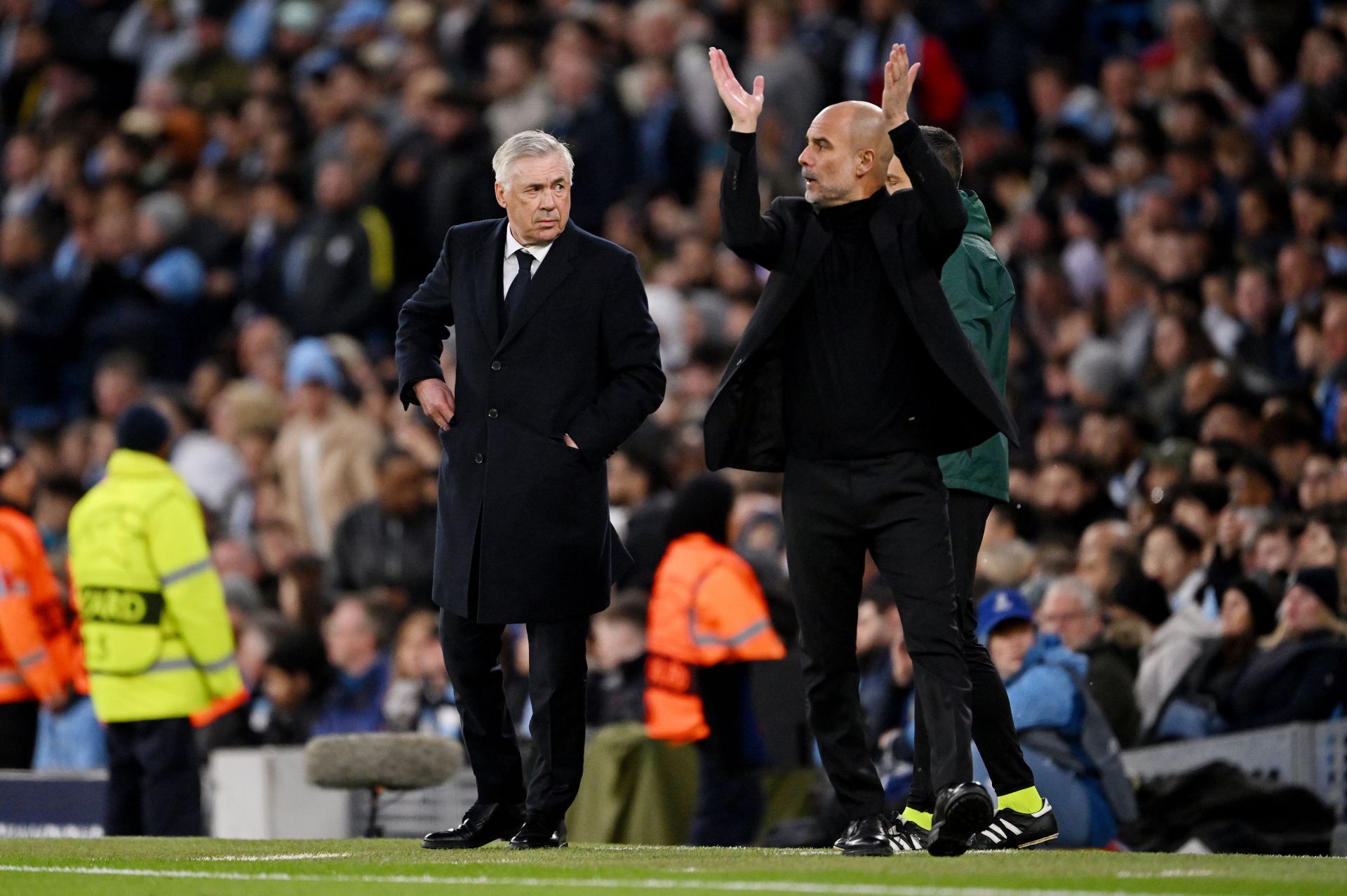 Carlo Ancelotti and Pep Guardiola