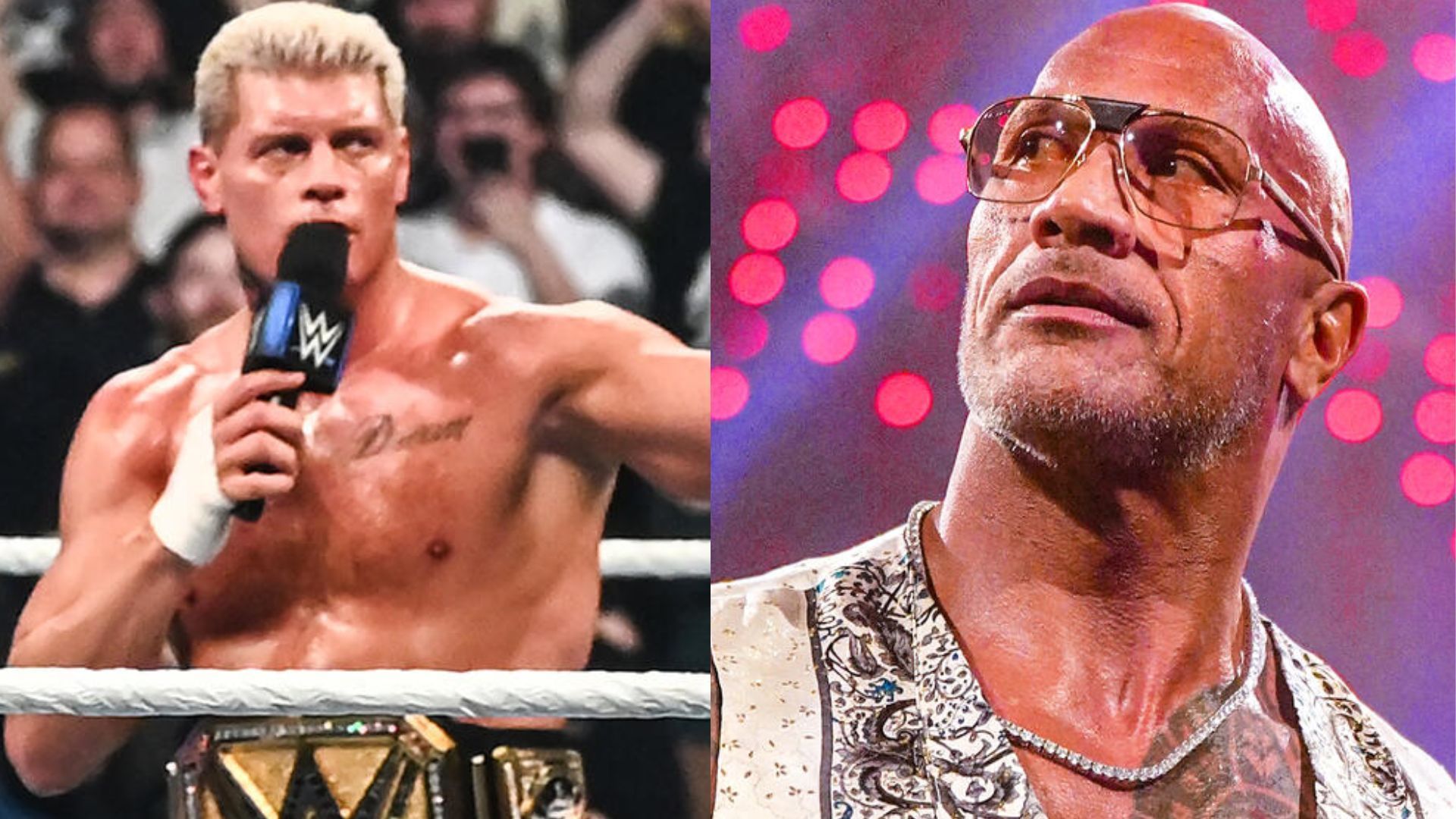 Cody Rhodes and The Rock (Images via WWE.com)