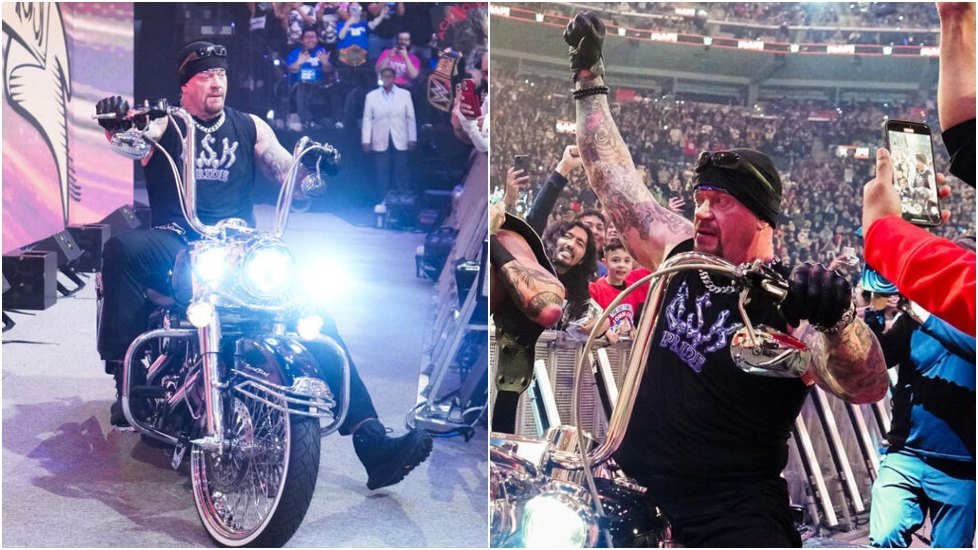 The Undertaker is a former World Heavyweight Champion. [Photos from WWE.com]