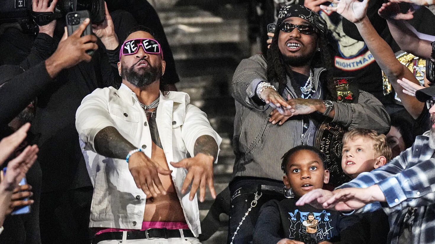 Jey Uso with Quavo on RAW this week [Image: WWE.com]