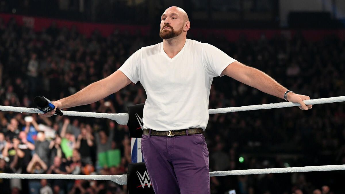 Tyson Fury on SmackDown (Picture Courtesy: WWE.com)