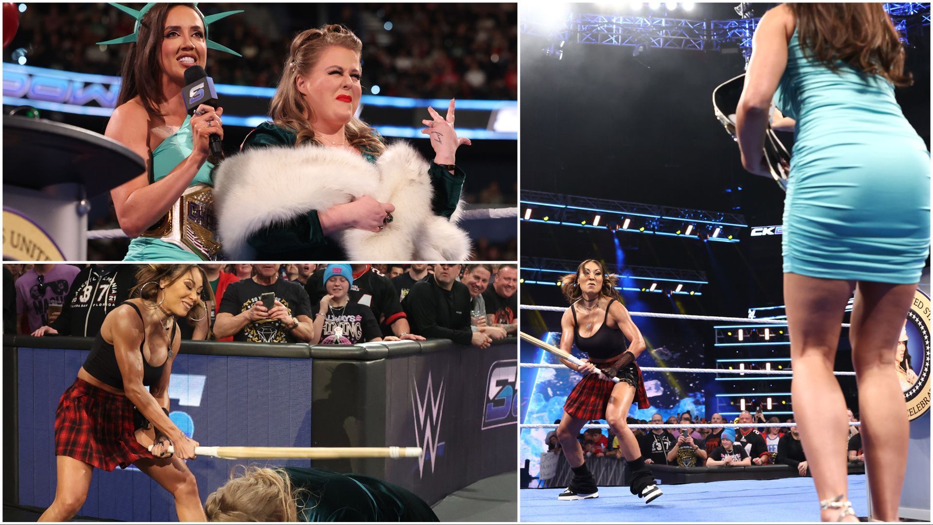 Chelsea Green, Michin, Piper Niven on WWE SmackDown