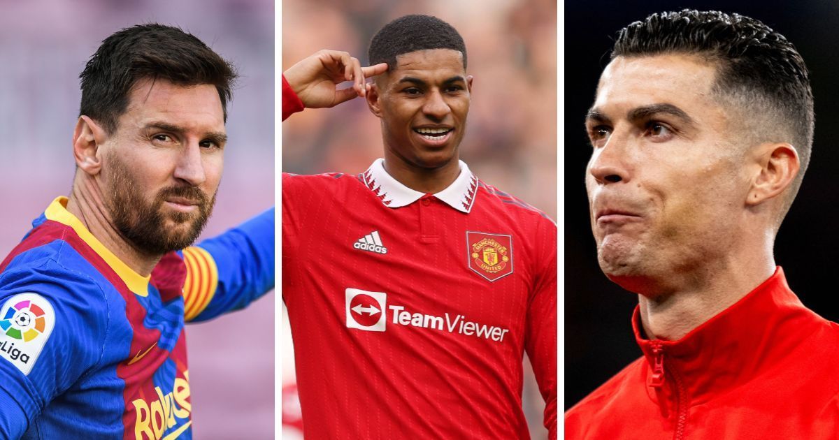 When Marcus Rashford picked between Lionel Messi and Cristiano Ronaldo