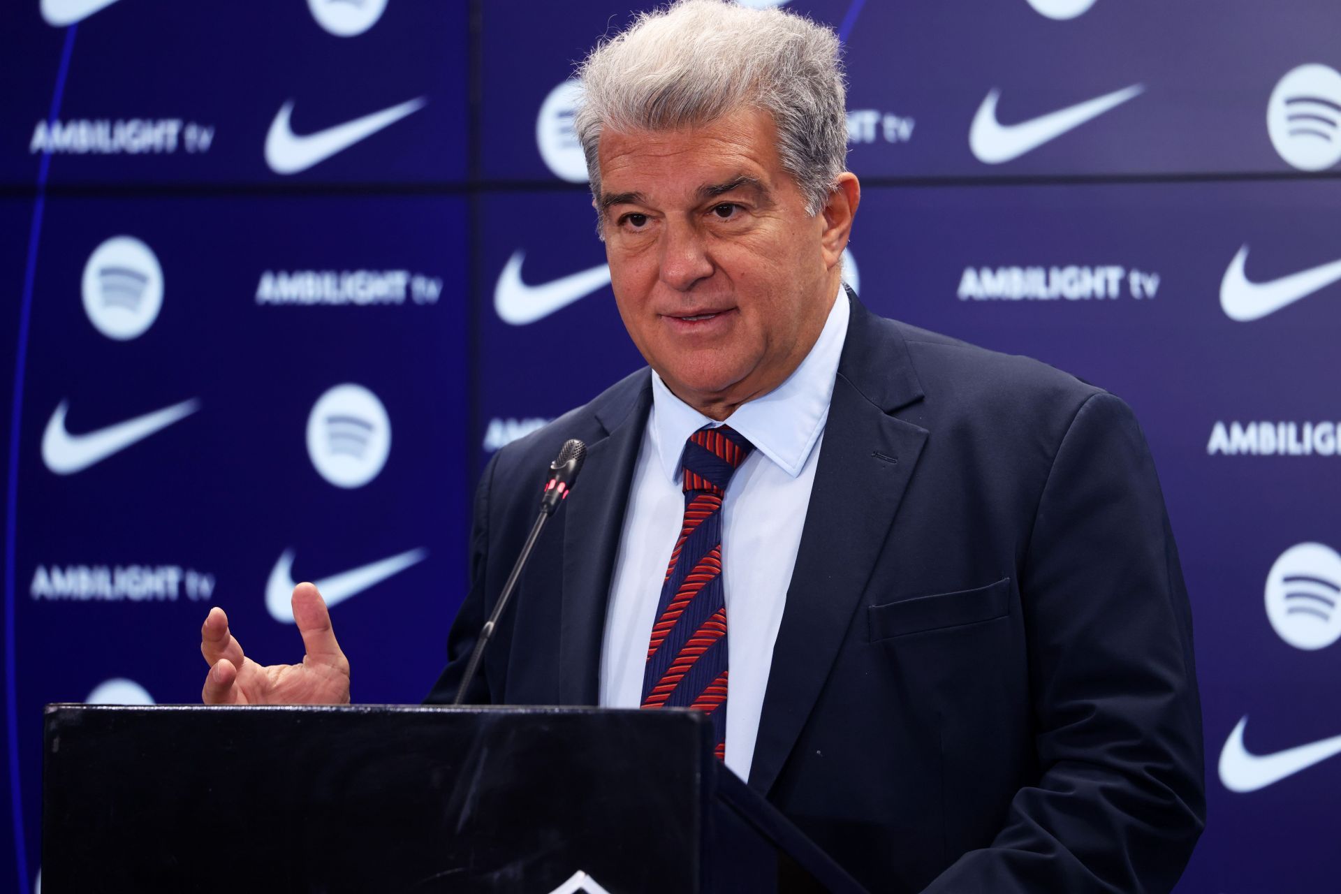 Joan Laporta Press Conference - Source: Getty