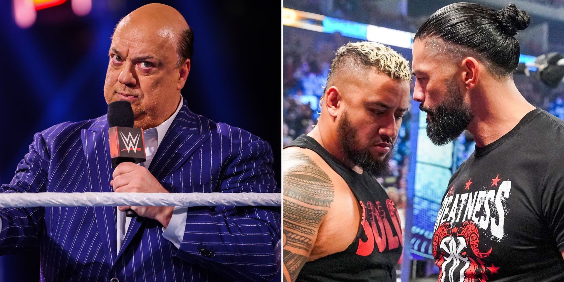 Paul Heyman used to manage The Bloodline (Images via WWE.com)