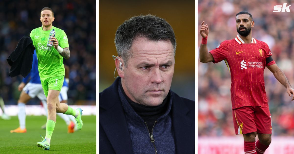 Michael Owen has picked Jordan Pickford and Mohamed Salah in his Premier League team of the season so far.