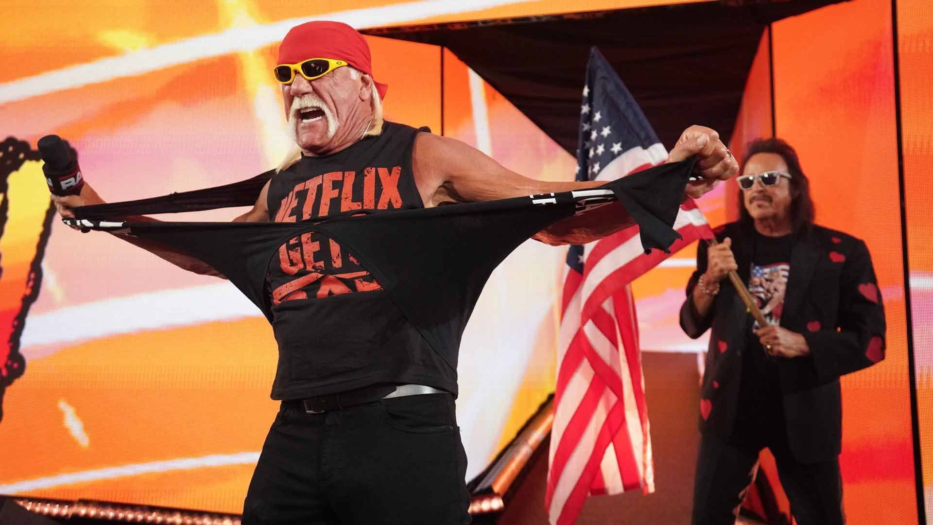 Hulk Hogan and Jimmy Hart return to WWE RAW