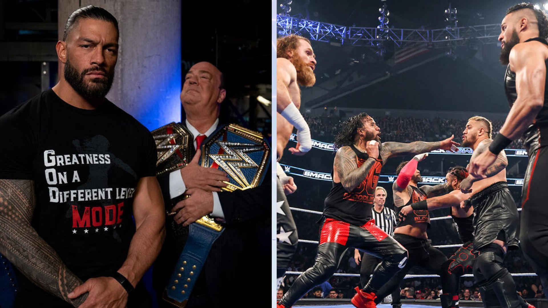 Roman Reigns will face Solo Sikoa on January 6th, 2025. [Images Source: WWE.com]