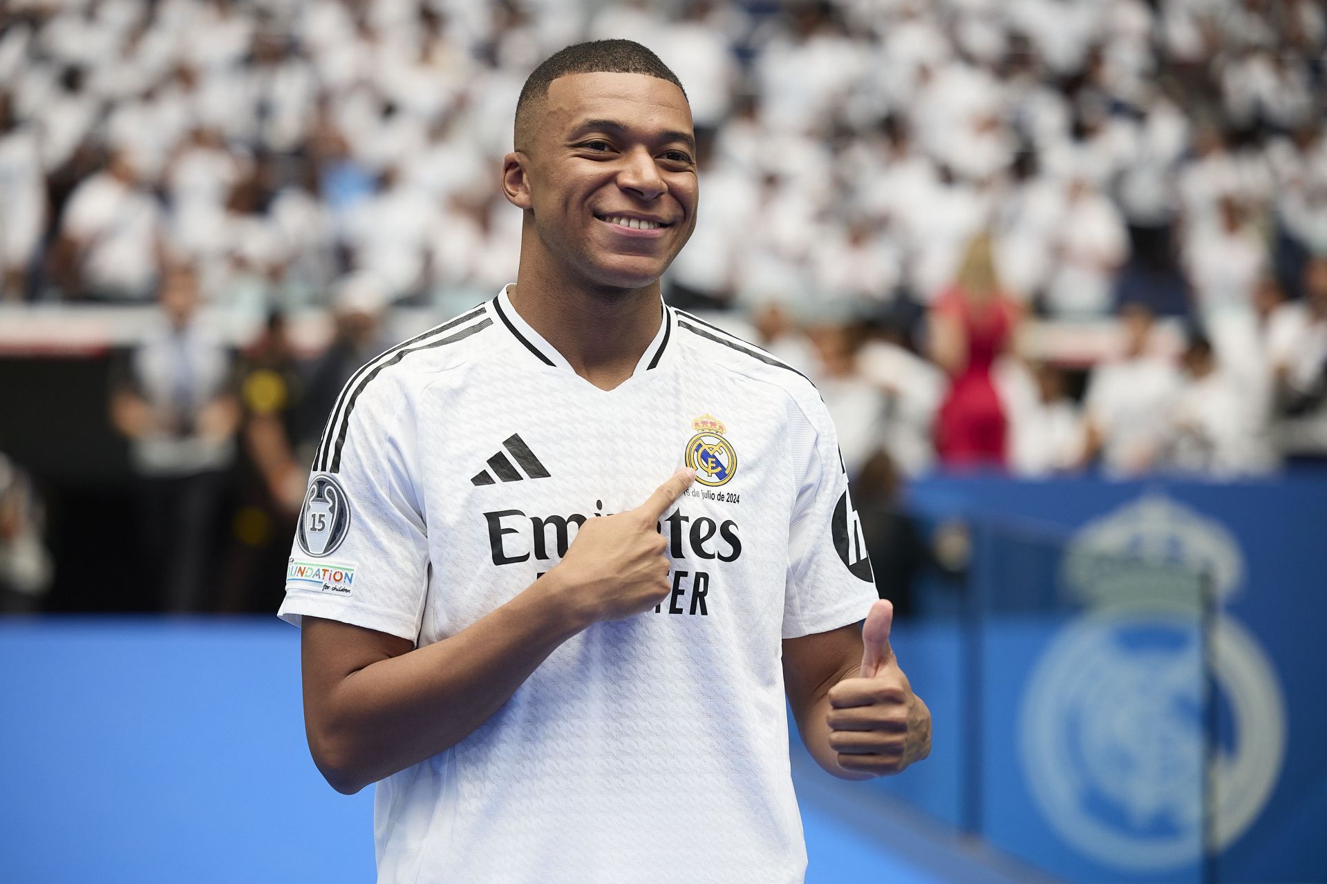 Real Madrid Unveils New Signing Kylian Mbappe - Source: Getty