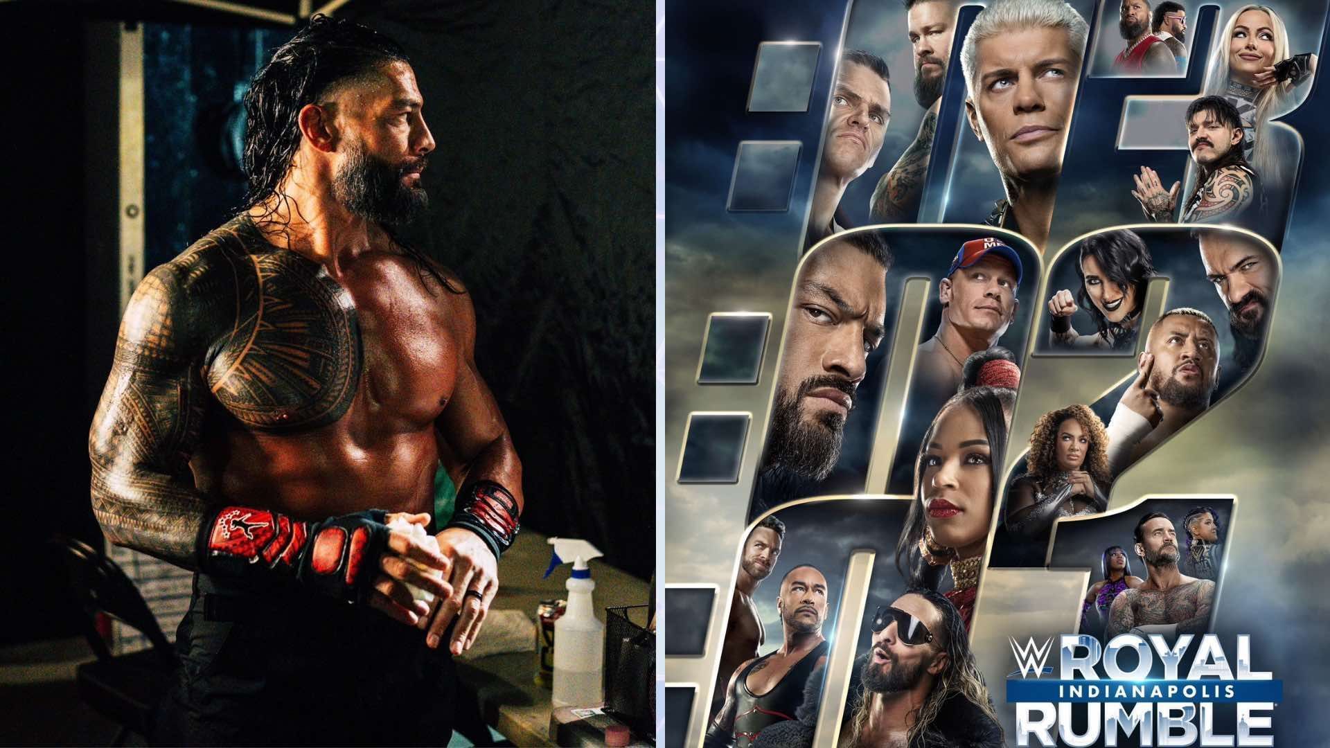 The Original Tribal Chief is one of the favorites to win the 2025 Royal Rumble. (Image Credtits: Roman Reigns on X; Triple H on X).