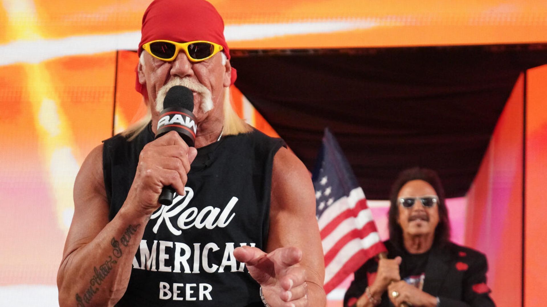 The Hulkster and Jimmy Hart during the RAW premiere on Netflix [Image: WWE.com] 