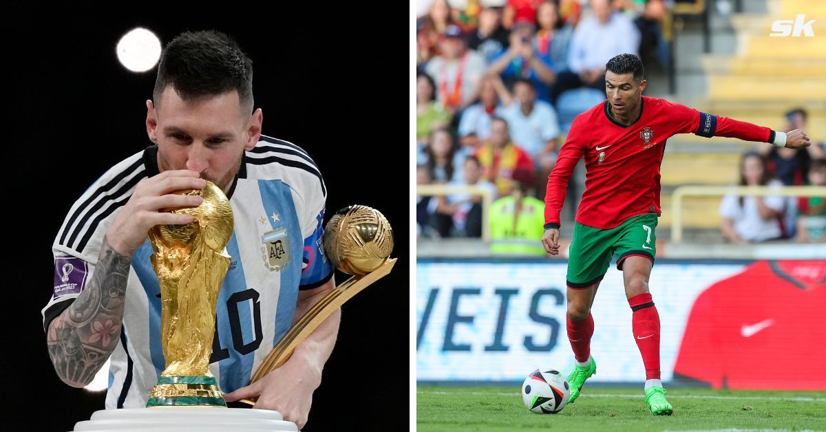 Lionel Messi and Cristiano Ronaldo (both images via Getty)