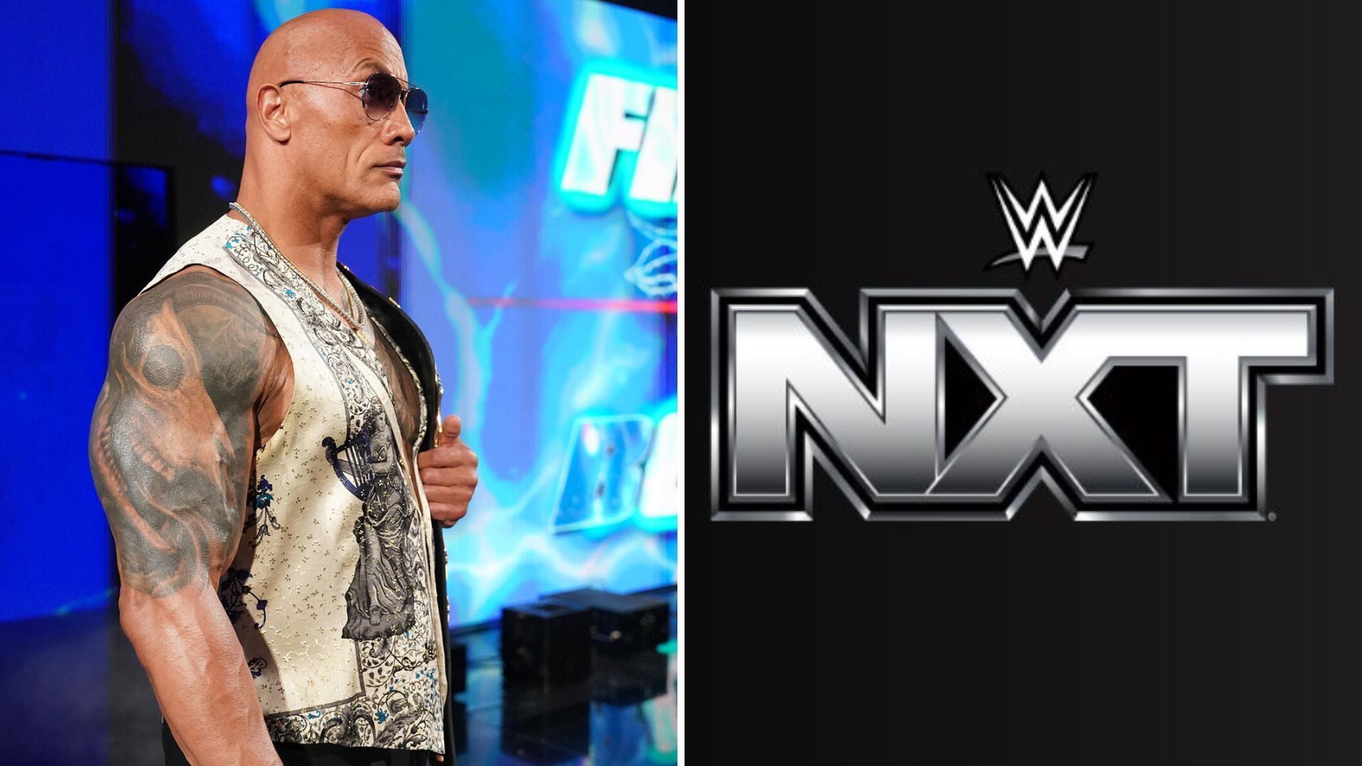 The Rock is scheduled to appear on NXT tonight [Image credits: WWE.com and WWE NXT on X]