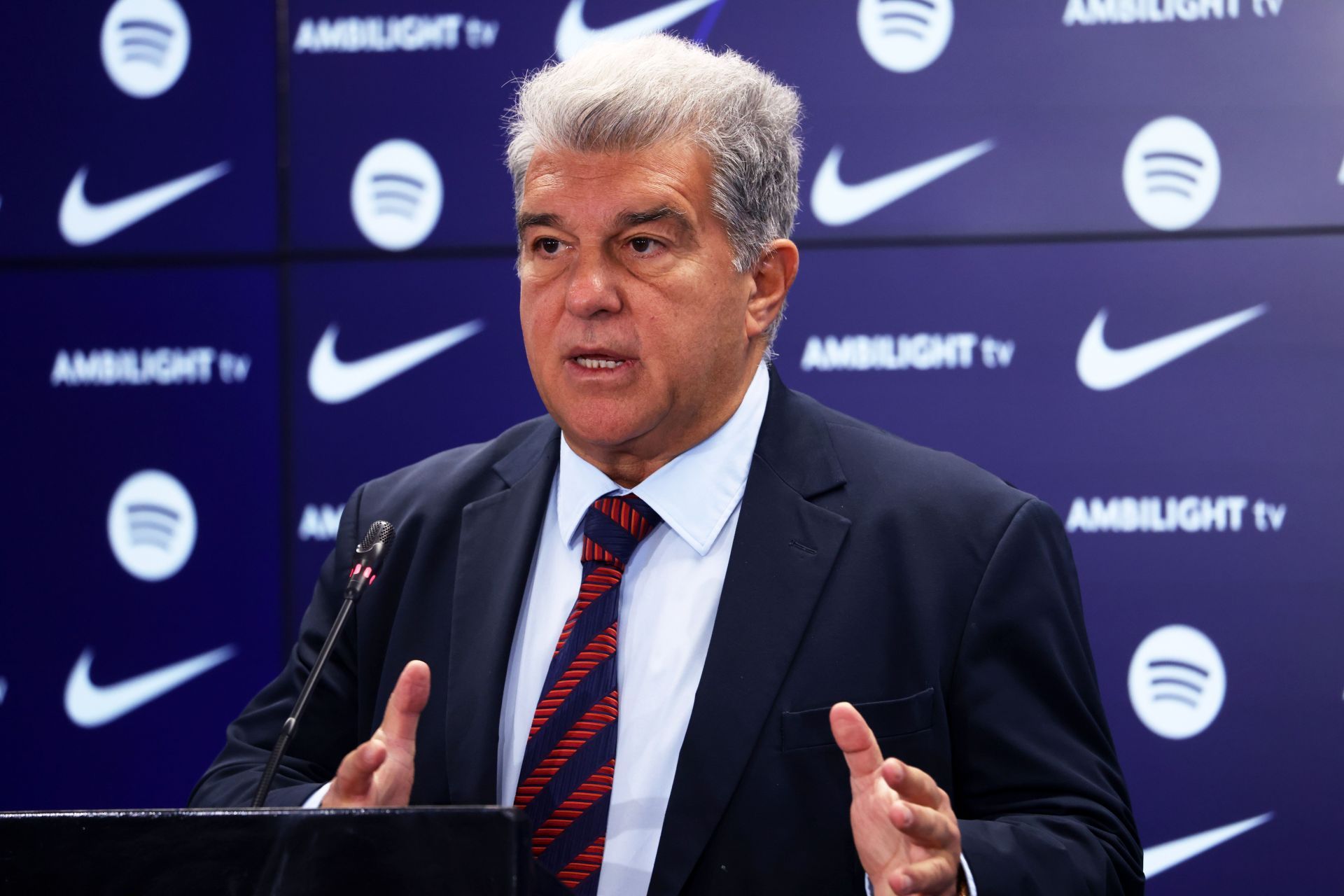 Joan Laporta Press Conference - Source: Getty