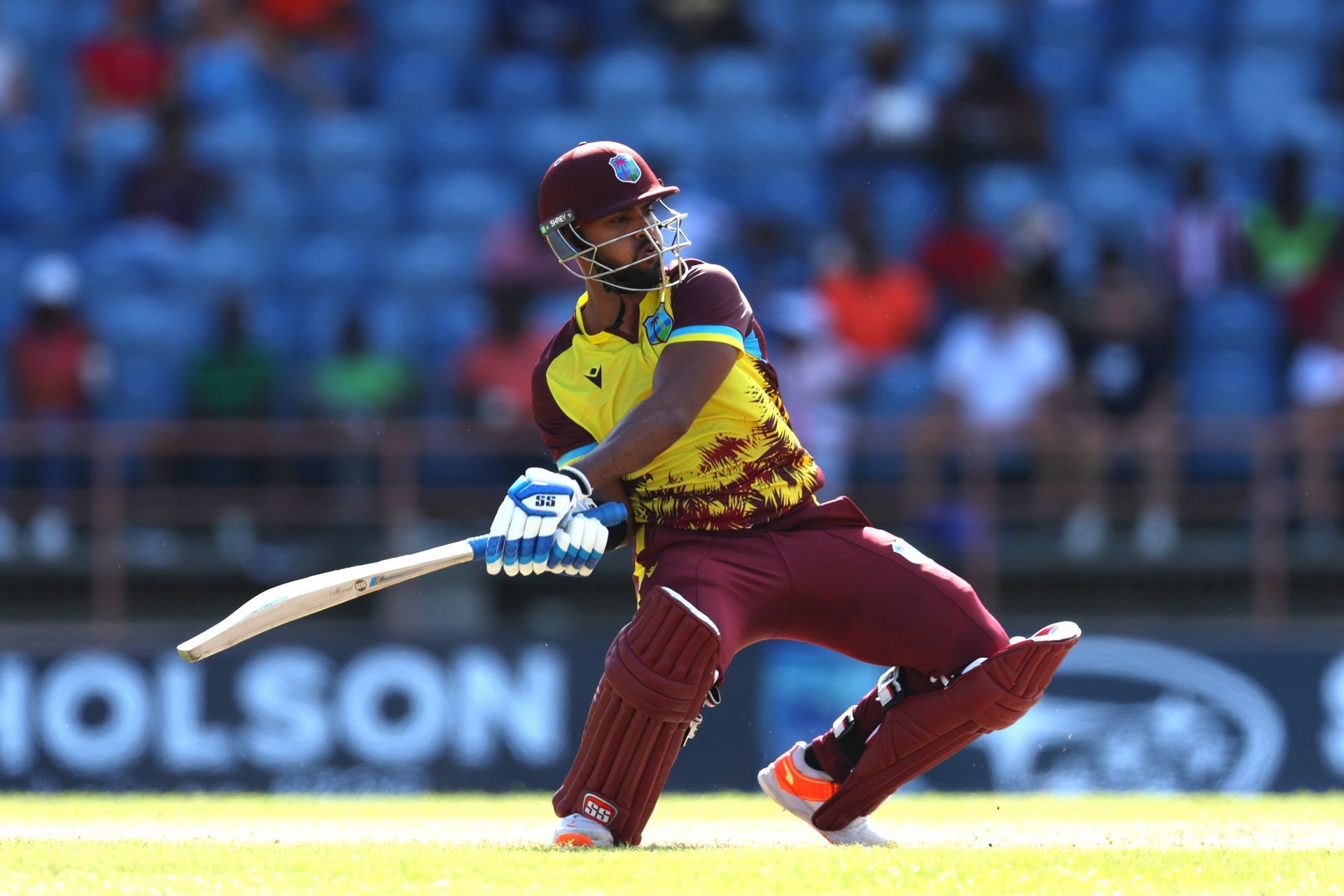 Nicholas Pooran is one of the most fearless batters going around. Source: Getty