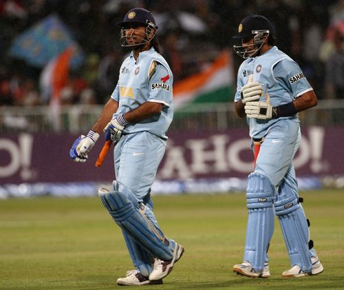 Dhoni and Uthappa played with one another for several years in the Indian jersey [Credit: Getty]