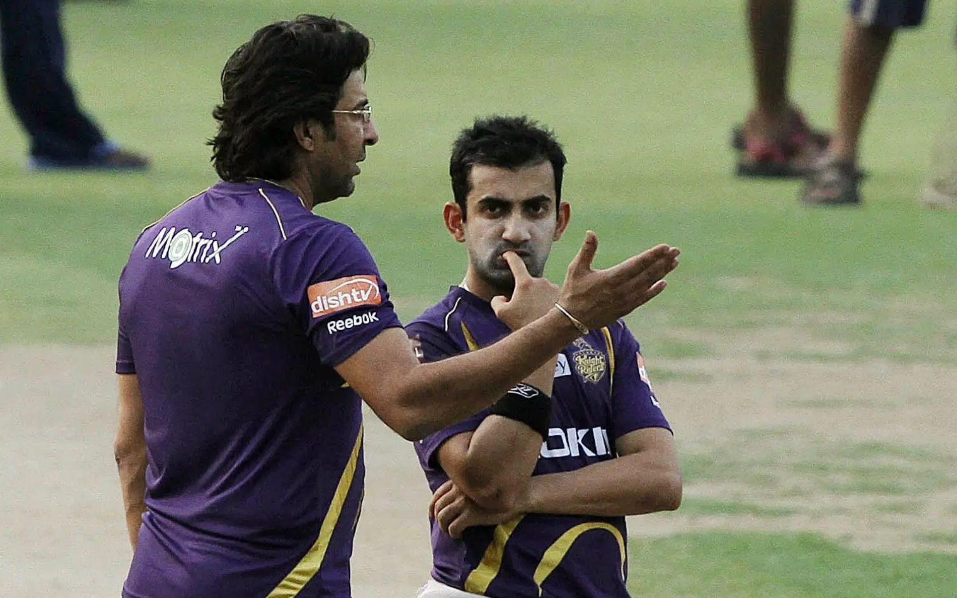 Wasim Akram, Gautam Gambhir, IPL 2012