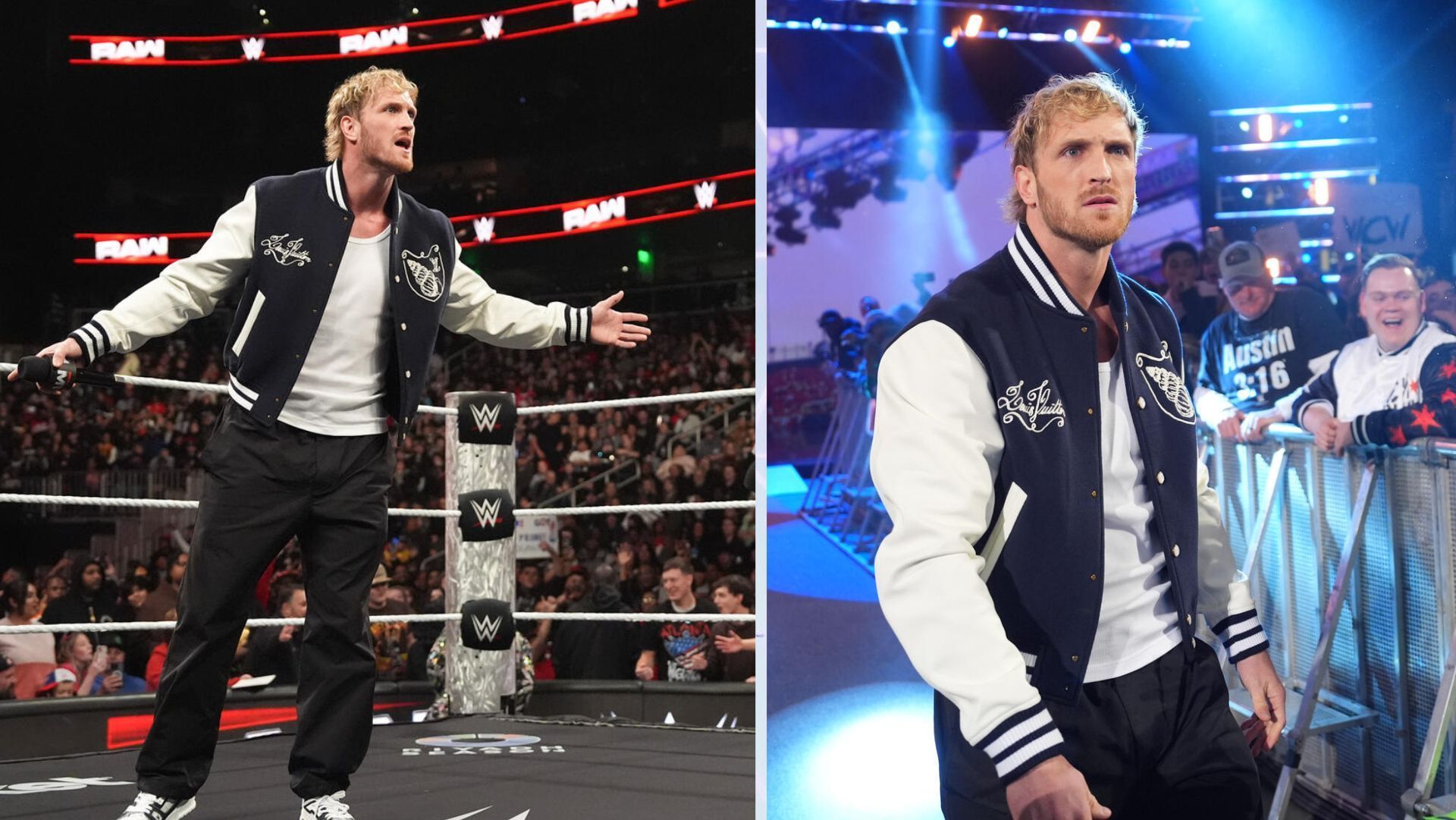 Logan Paul signed a multi-year contract with WWE in 2023. [Images Source: WWE.com]