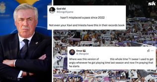 “Hasn’t misplaced a pass since 2022”, “Not even your Xavi and Iniesta have this” - Real Madrid fans salute 28-year-old after 3-0 win vs Valladolid