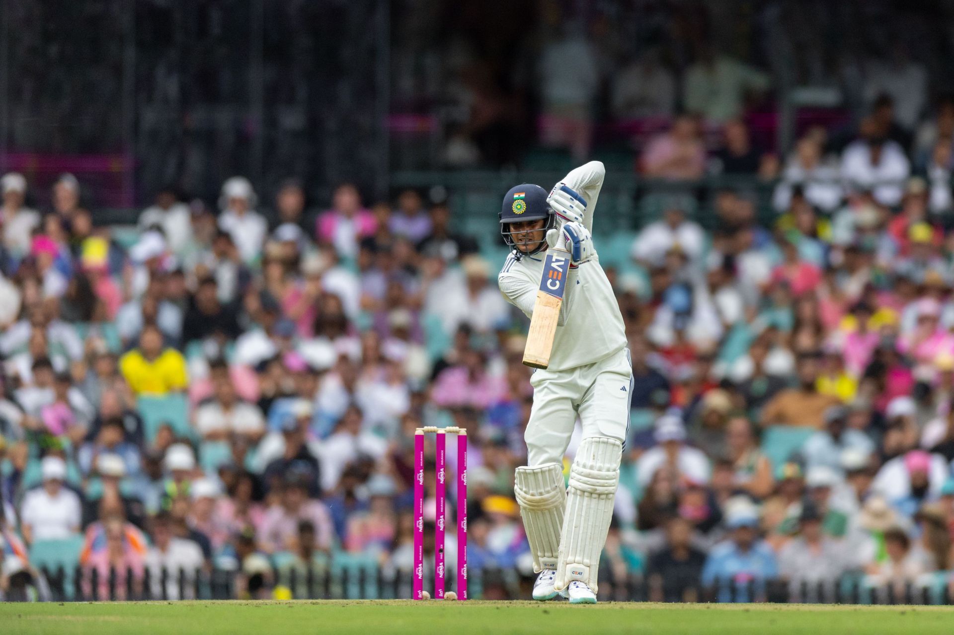 Shubman Gill struck two fours during his innings. [P/C: Getty]