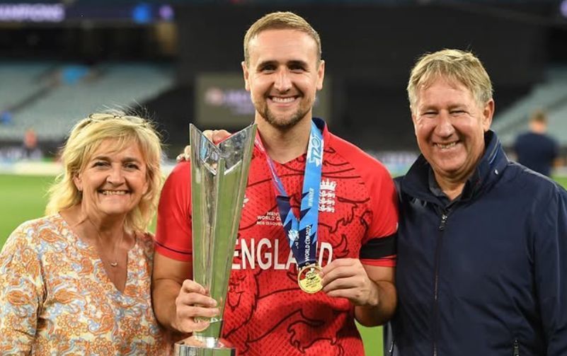 Liam Livingstone with his parents after winning the ICC T20 World Cup 2022 in Australia. Source: @liaml4893/Instagram