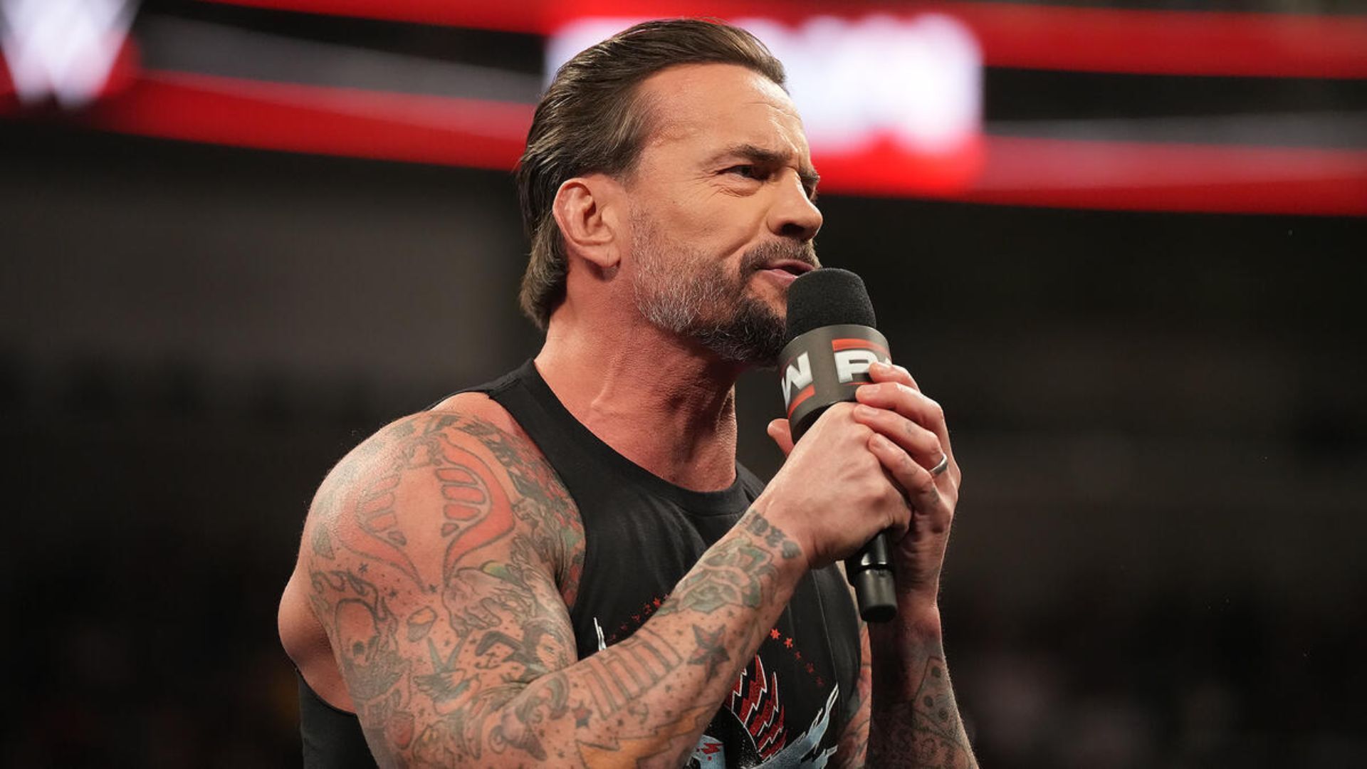 CM Punk performs on RAW [Photo credit: WWE.com]