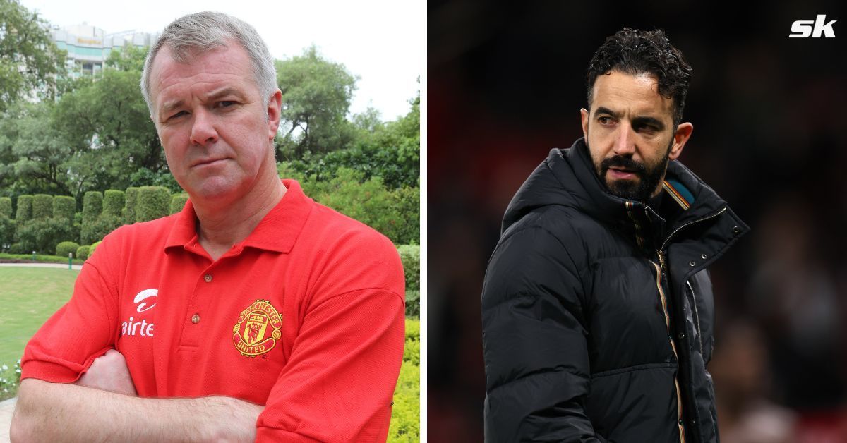 Manchester United legend Gary Pallister and head coach Ruben Amorim