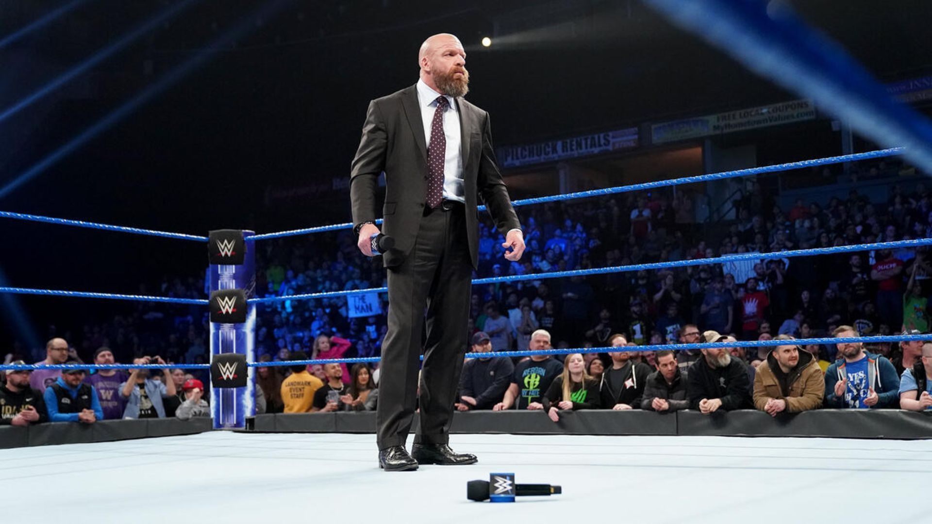 Whom did Triple H let go two years ago? [Photo credit: WWE.com]