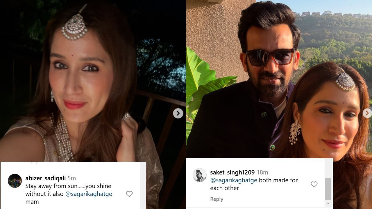 सागरिका घाटगे की पोस्ट पर फैन ने किया कमेंट (photo credit: instagram/sagarikaghatge)