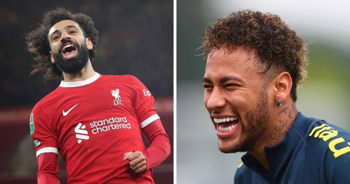 Liverpool star Mohamed Salah leads 3-man shortlist as Al Hilal hunt for Neymar replacement - Reports (Both images from Getty)