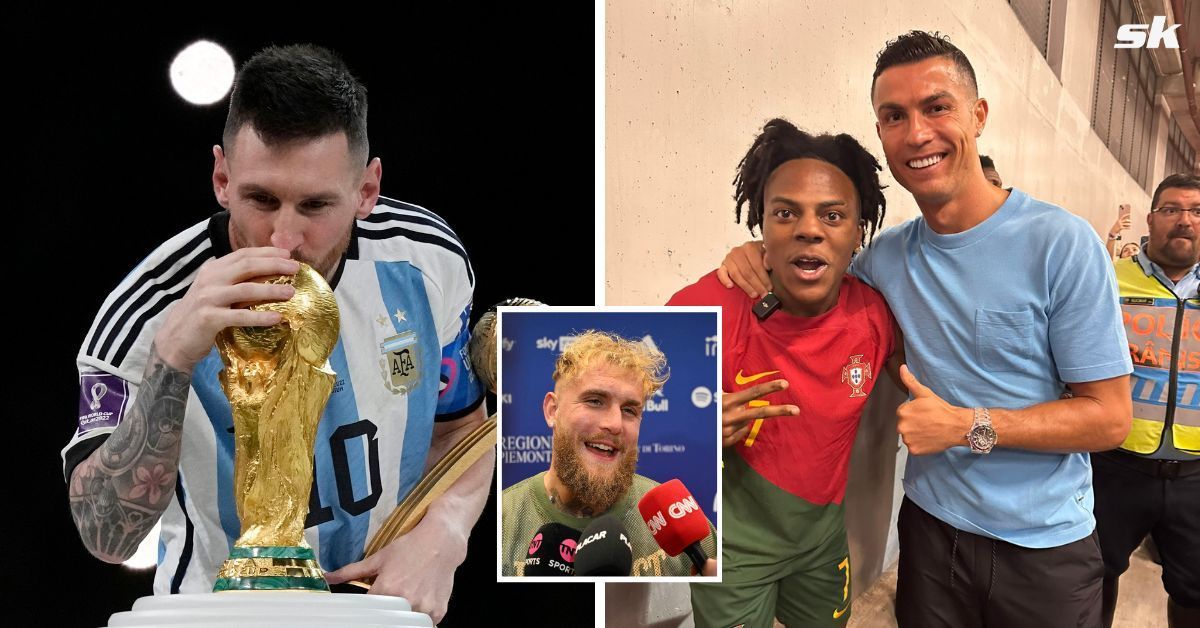 Jake Paul chooses between Cristiano Ronaldo and Lionel Messi 