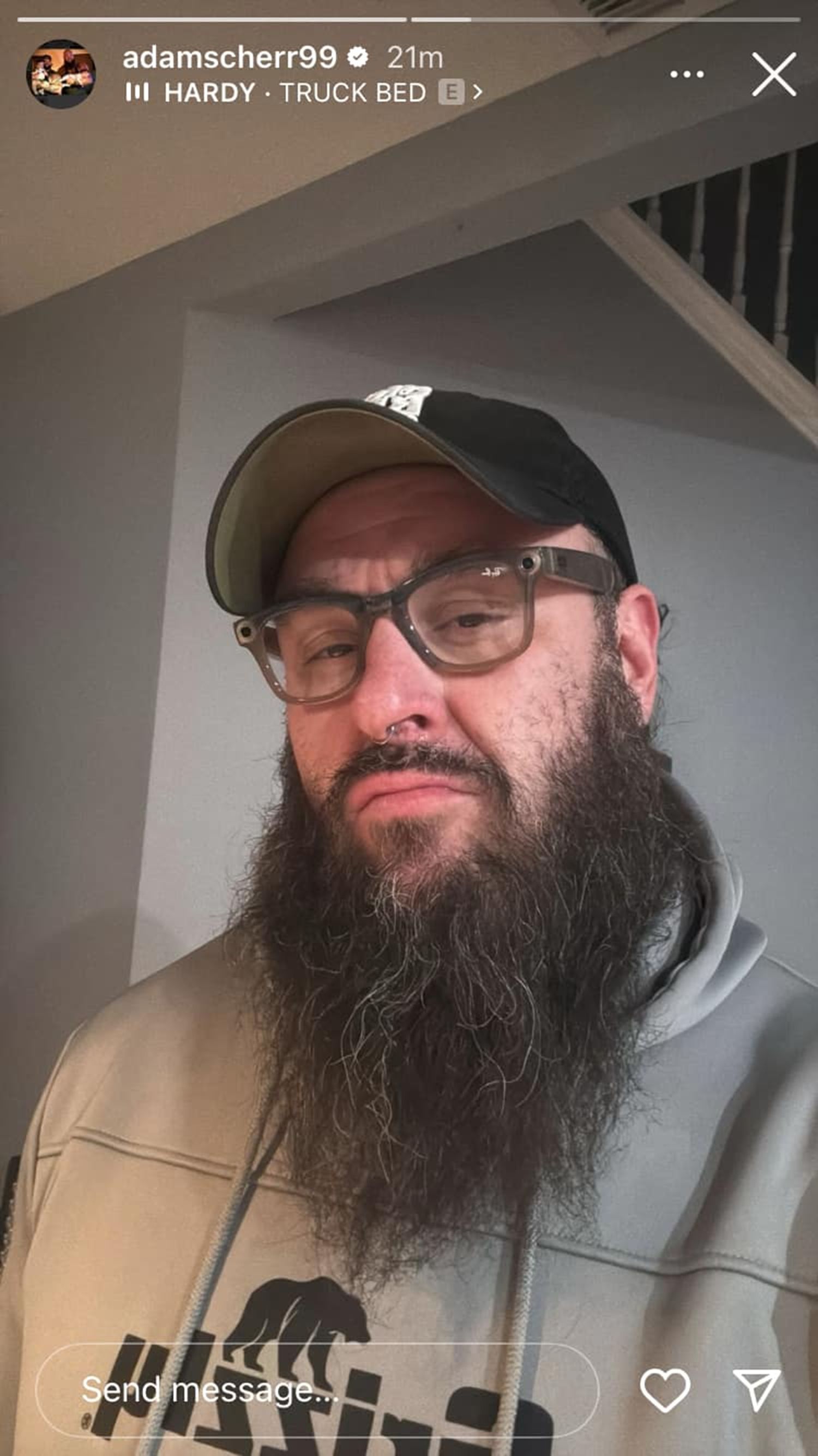 Braun Strowman has a new look [Image credit: Strowman&#039;s Instagram story]