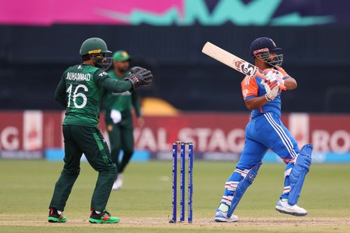 Rishabh Pant batted at No. 3 in the 2024 T20 World Cup. [P/C: Getty]