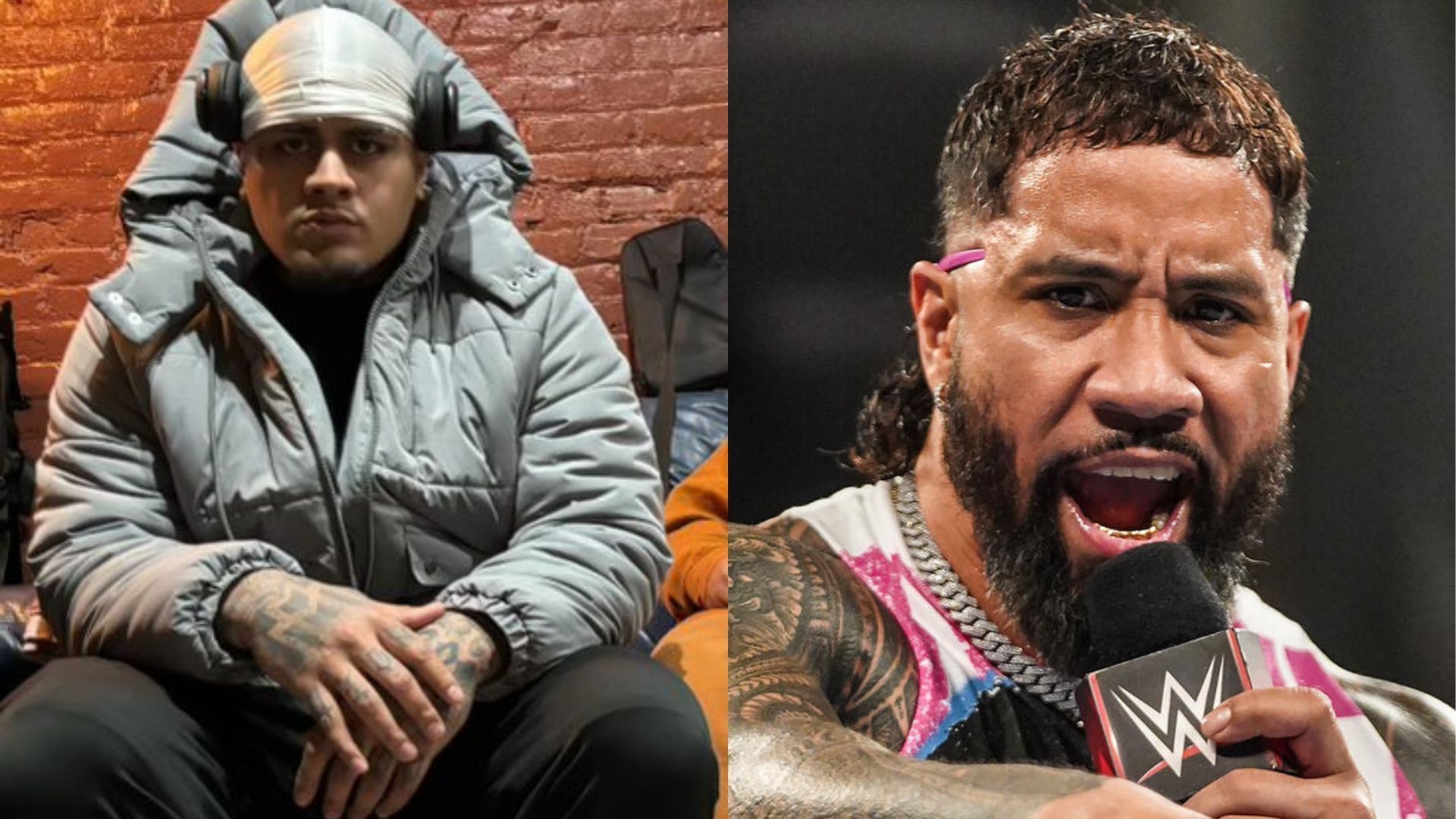 Zilla Fatu (left), Jey Uso (right) (Image Credits: Zilla Fatu on Twitter/X, WWE.com)